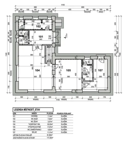 Prodej restaurace, Milevsko, Nádražní, 82 m2