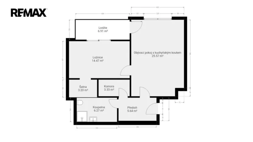 Prodej bytu 2+kk, Praha - Břevnov, Radimova, 63 m2