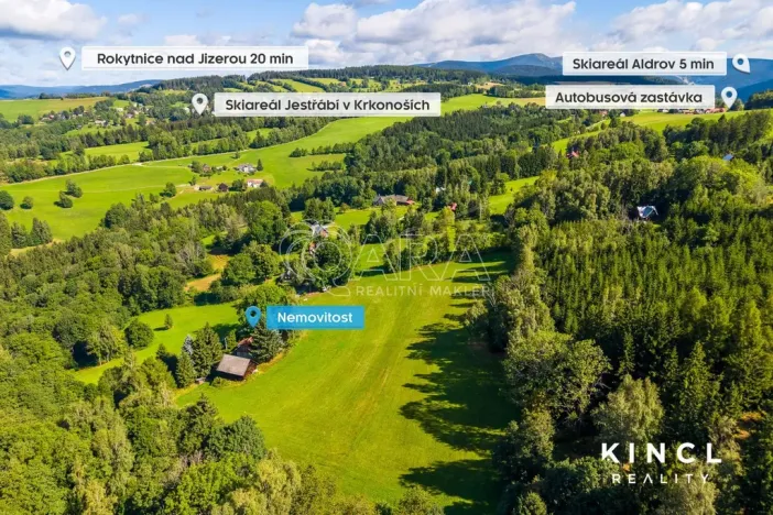 Prodej pozemku pro bydlení, Jestřabí v Krkonoších - Roudnice, 2278 m2