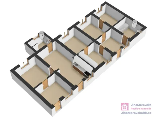 Prodej rodinného domu, Moravská Nová Ves, Zelničky, 94 m2