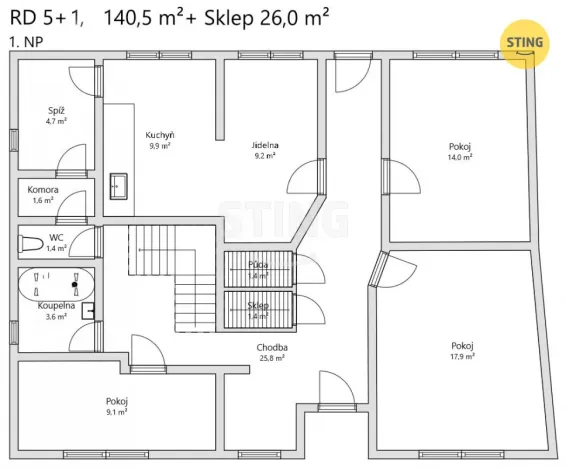 Prodej rodinného domu, Veselí nad Moravou, Ostrožská, 210 m2