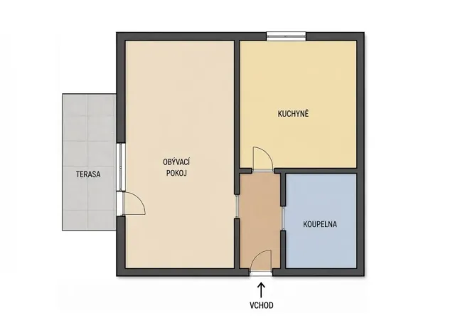 Prodej bytu 1+1, Trutnov - Poříčí, Voletinská, 43 m2