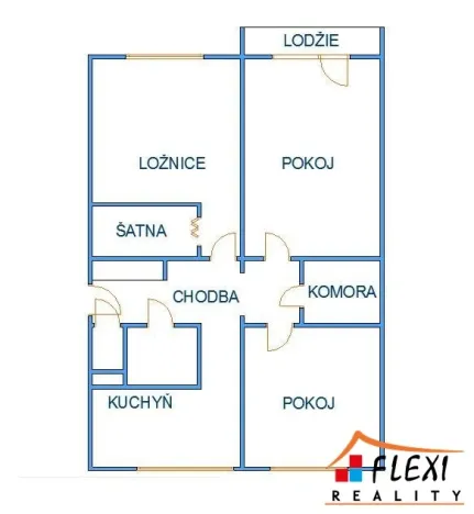 Pronájem bytu 3+1, Orlová, Okružní, 83 m2