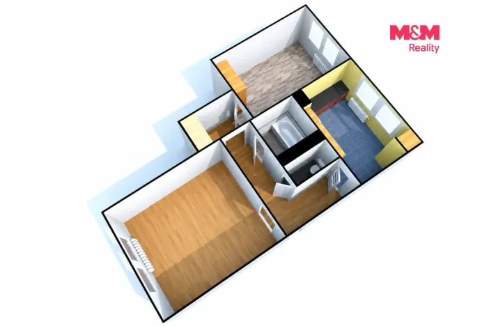 Prodej bytu 2+1, Benešov nad Ploučnicí, Sídliště, 56 m2