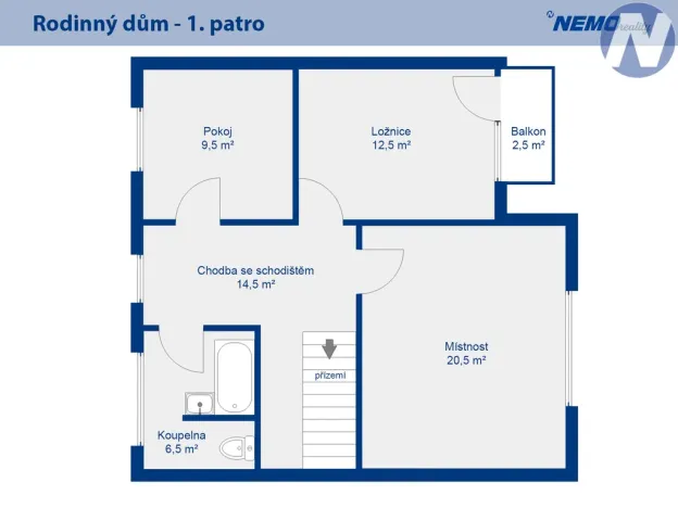 Prodej rodinného domu, Nečín, 193 m2