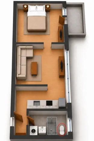 Prodej bytu 2+kk, Praha - Holešovice, U městských domů, 49 m2