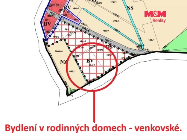 Prodej pozemku pro bydlení, Újezd u Sezemic - Zástava, 800 m2