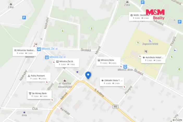 Prodej bytu 2+kk, Milovice, Mírová, 42 m2