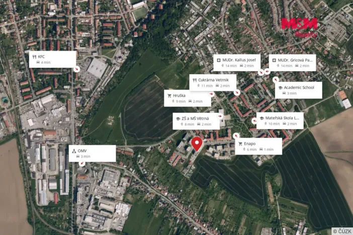 Prodej bytu 3+kk, Uherské Hradiště - Sady, Trnková, 62 m2