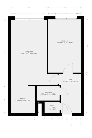 Pronájem bytu 2+kk, Praha, Petržílkova, 48 m2