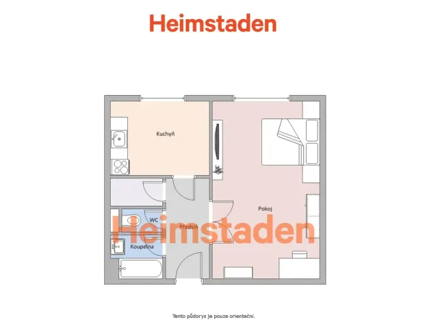Pronájem bytu 1+1, Karviná - Nové Město, Urxova, 36 m2