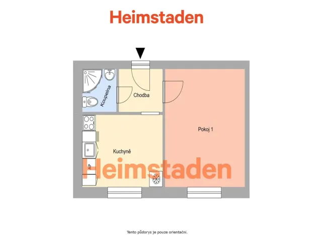 Pronájem bytu 1+1, Havířov - Šumbark, Slovenského národního povstání, 27 m2