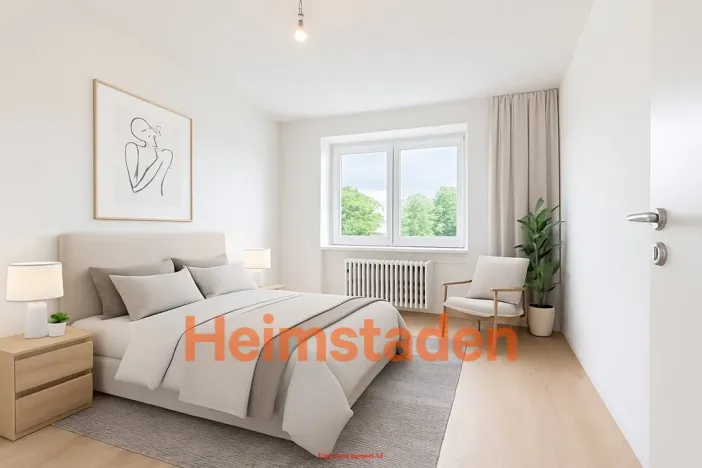 Pronájem bytu 2+1, Ostrava - Poruba, Nezvalovo náměstí, 60 m2