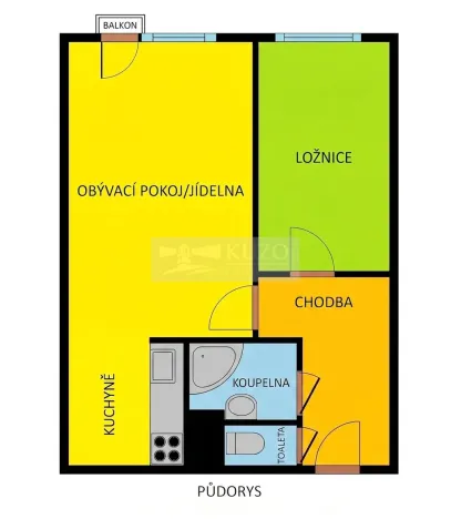 Pronájem bytu 2+kk, Příbram, Příčná, 48 m2