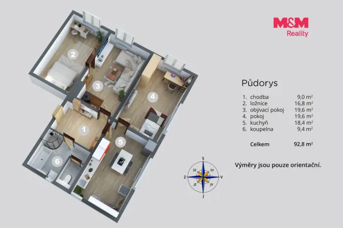Prodej bytu 3+1, Starý Šachov - Malý Šachov, 97 m2