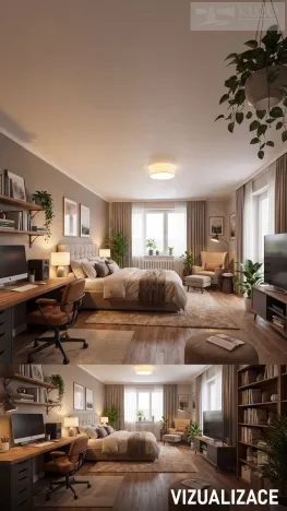 Pronájem bytu 2+kk, Příbram, Plzeňská, 56 m2