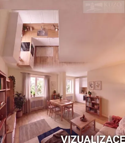 Pronájem bytu 2+kk, Příbram, Plzeňská, 56 m2