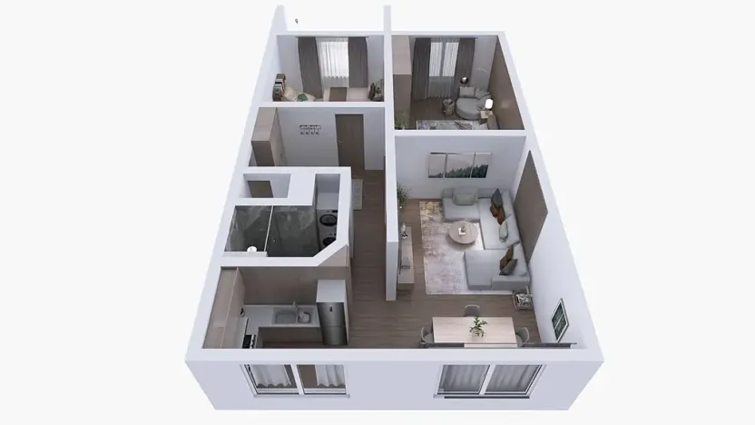 Prodej bytu 3+1, Břidličná, Dlouhá, 75 m2