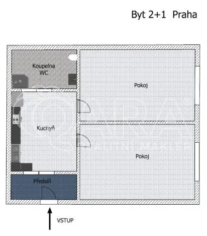 Prodej bytu 2+kk, Praha - Vinohrady, Jičínská, 67 m2