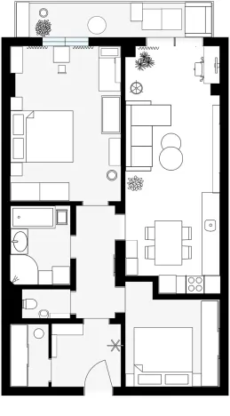 Pronájem bytu 3+kk, Třebíč, Soukopova, 83 m2