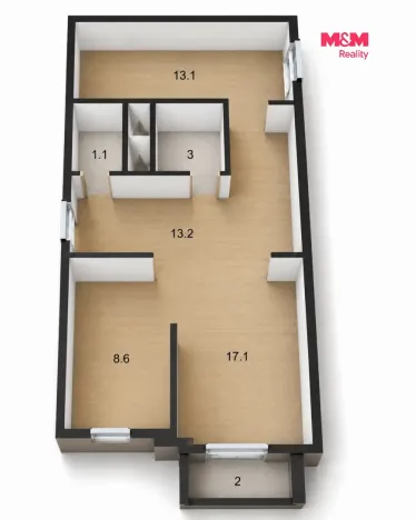 Prodej bytu 2+kk, Praha, Patočkova, 56 m2