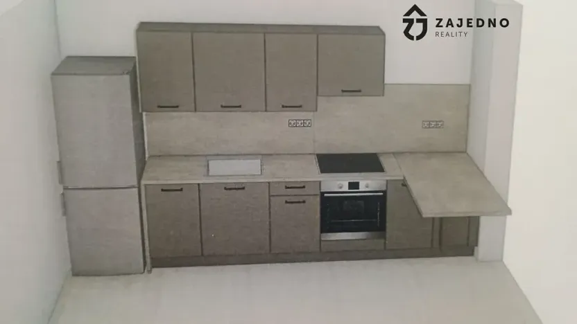 Pronájem bytu 1+kk, Šlapanice, Brněnská, 41 m2
