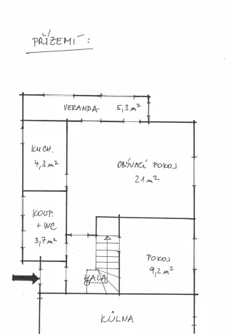 Prodej chaty, Nedvědice, 81 m2