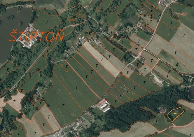 Prodej louky, Nové Hrady - Štiptoň, 6751 m2