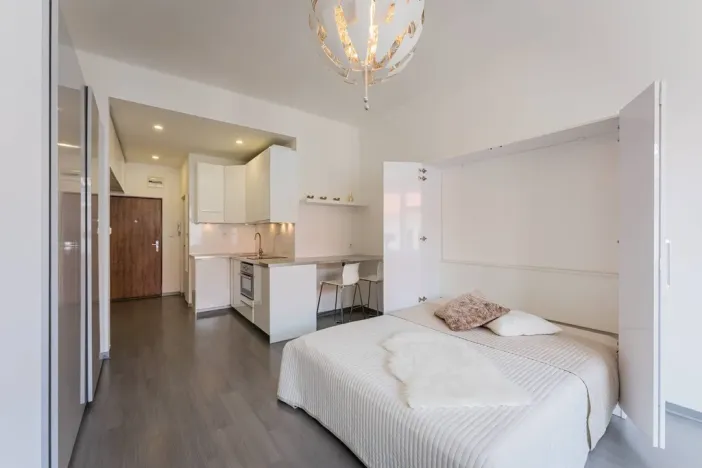 Pronájem bytu 1+kk, Praha - Karlín, Peckova, 34 m2