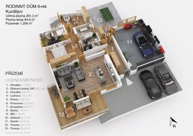 Prodej rodinného domu, Kurdějov, 261 m2