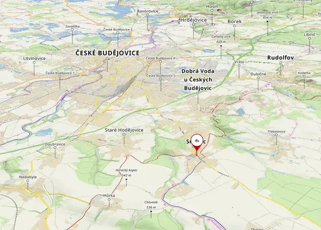 Prodej pozemku pro bydlení, Srubec, 550 m2