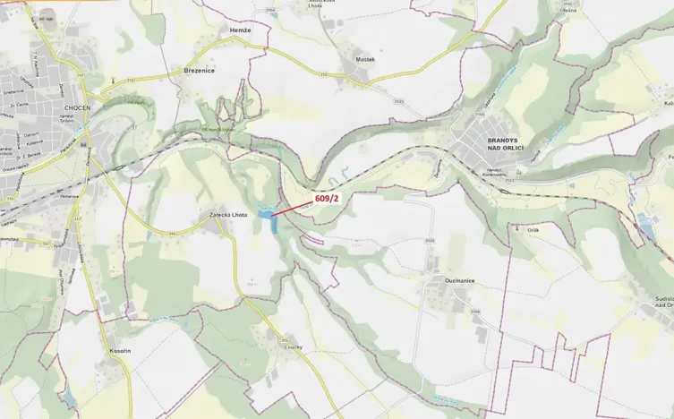 Dražba lesa, Zářecká Lhota, 20728 m2