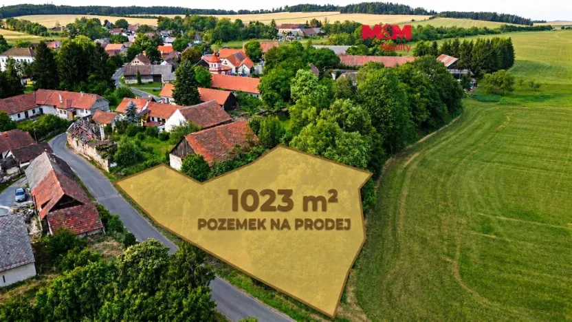Prodej pozemku pro bydlení, Měčín - Radkovice, 1023 m2