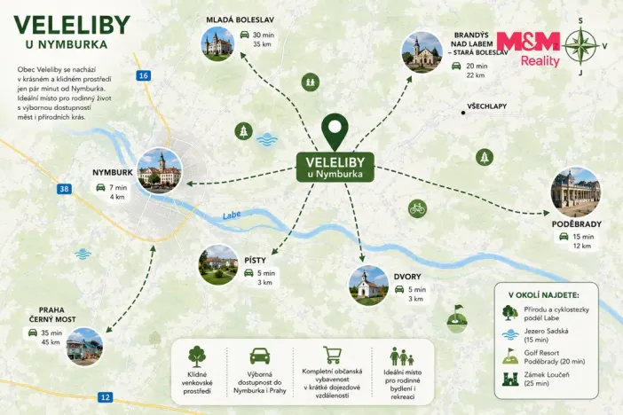 Prodej pozemku pro bydlení, Dvory - Veleliby, 619 m2