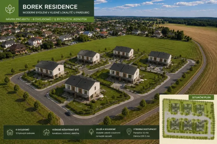 Prodej pozemku pro bydlení, Borek, 8494 m2