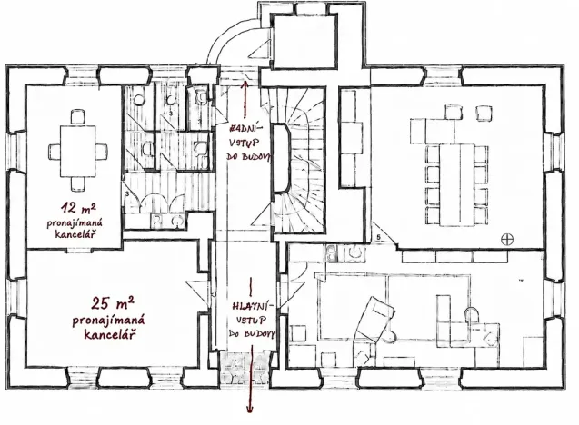 Pronájem kanceláře, Praha - Hlubočepy, Na Zlíchově, 37 m2