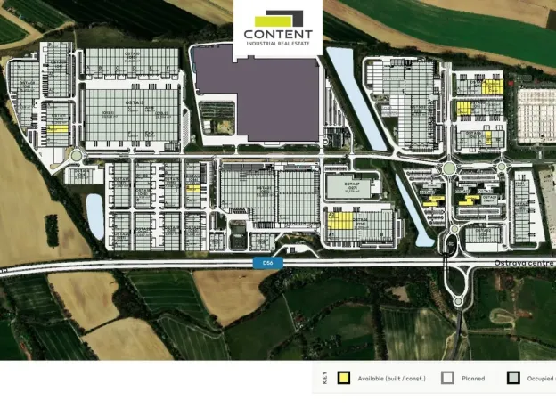 Pronájem skladu, Ostrava - Hrabová, K Zyfu, 1359 m2