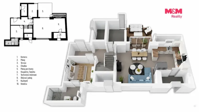 Prodej rodinného domu, Praha - Suchdol, K Roztokům, 160 m2