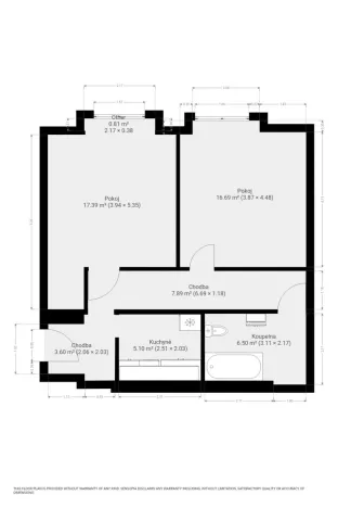 Pronájem bytu 2+1, Brno, Střední, 57 m2