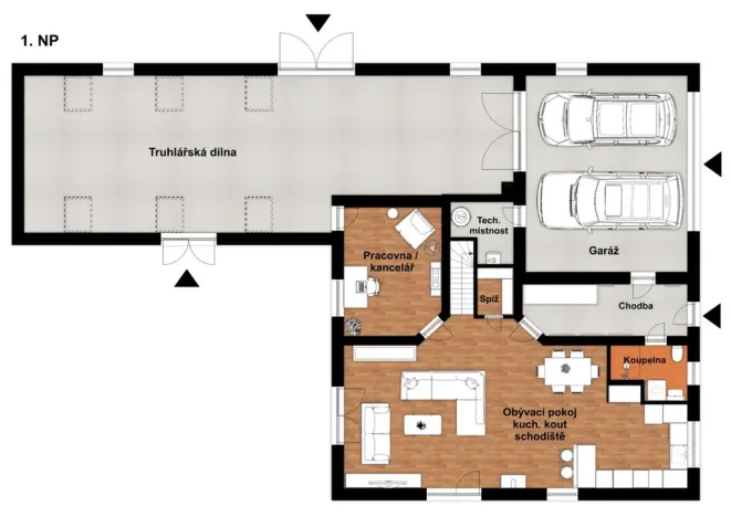 Prodej rodinného domu, Libeř - Libeň, 373 m2