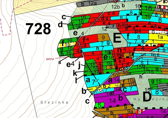 Dražba lesa, Břežany, 883 m2