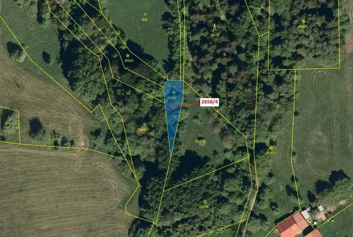 Dražba pozemku, Valašská Bystřice, 370 m2