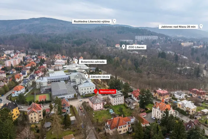 Prodej rodinného domu, Liberec, Lesní, 225 m2