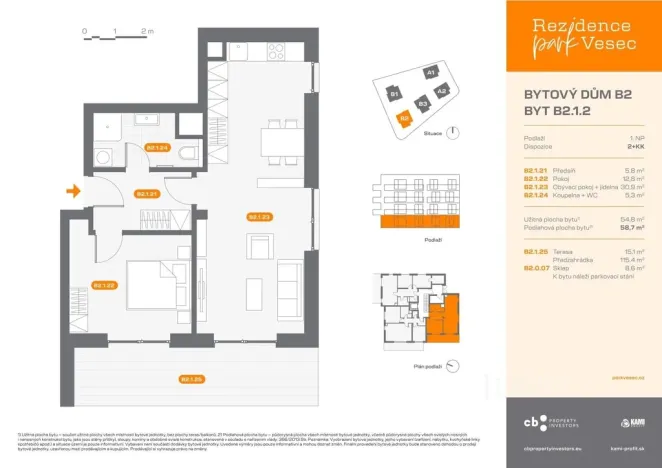 Prodej bytu 2+kk, Liberec, K Sportovnímu Areálu, 49 m2