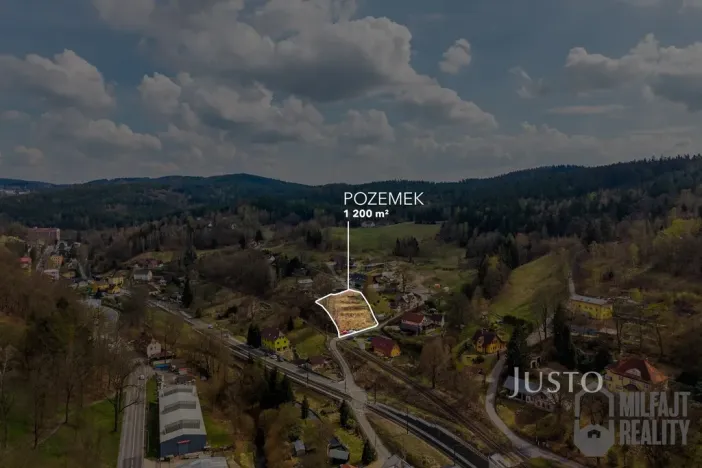 Prodej pozemku pro bydlení, Liberec, Za Tratí, 1200 m2