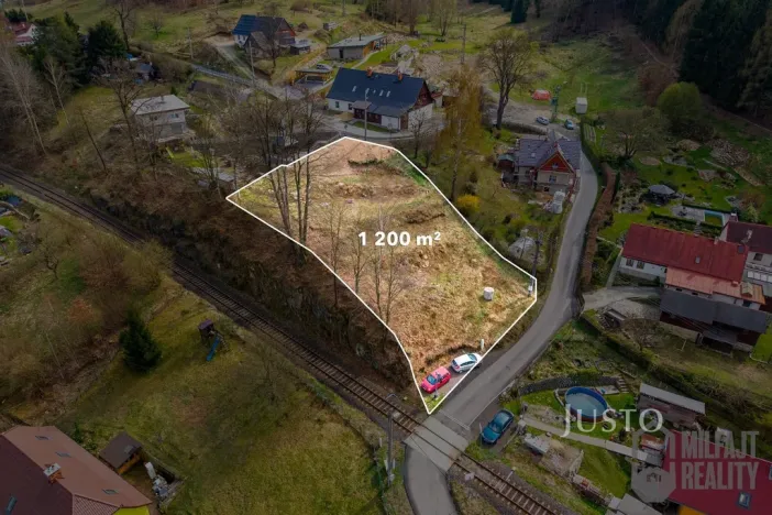 Prodej pozemku pro bydlení, Liberec, Za Tratí, 1200 m2