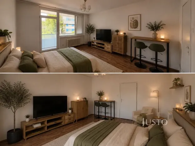 Pronájem bytu 1+kk, Liberec - Liberec XIV-Ruprechtice, Ostravská, 29 m2