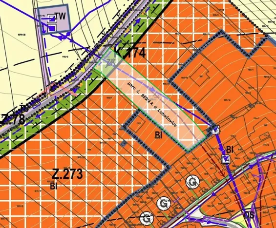Prodej pozemku pro bydlení, Luhačovice, Slunná, 4416 m2