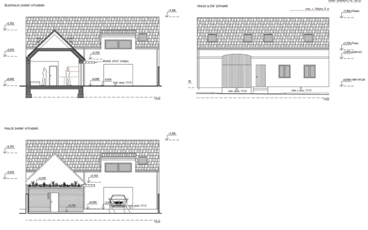Prodej pozemku, Jevišovka, Nádražní, 750 m2