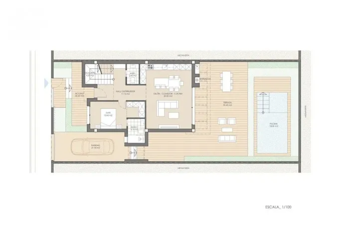 Prodej rodinného domu, San Juan de los Terreros, Almería, Španělsko, 122 m2